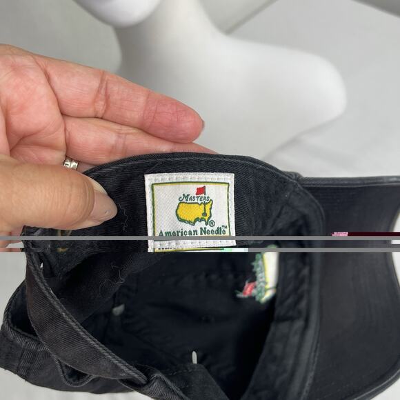 Masters Golf American Needle Baseball Hat Black 100% Cotton, sports, classics - Picture 8 of 10